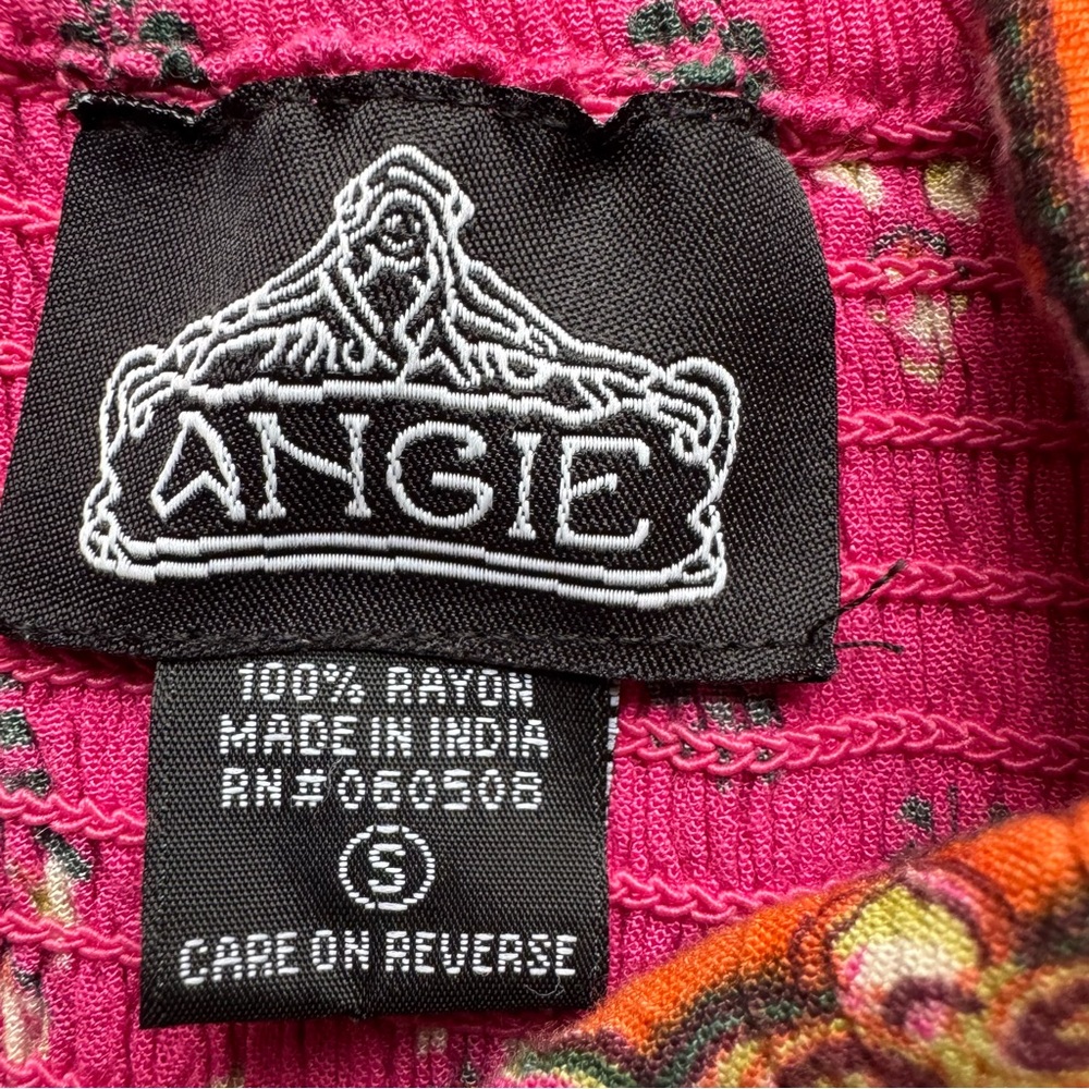 Angie Twist Front Maxi Dress - Fuchsia - Picture 9 of 16